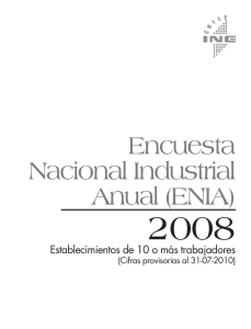2008 - Instituto Nacional de Estadísticas