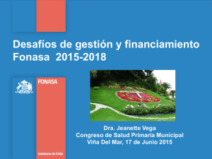 Desafíos de gestión y financiamiento Fonasa 2015-2018