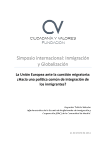 la union europea ante la cuestion migratoria