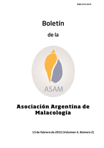 Volumen 4, número 2 - La Asociación Argentina de Malacología