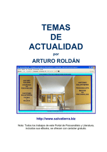 Temas de Actualidad - Arturo Roldán