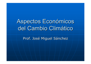 Aspectos Económicos del Cambio Climático
