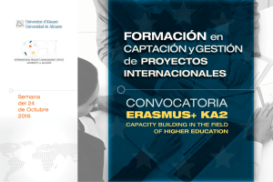 Erasmus+ KA2 - OGPI - Universidad de Alicante
