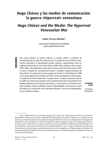 Hugo Chávez y los medios de comunicación: la guerra «hiperreal