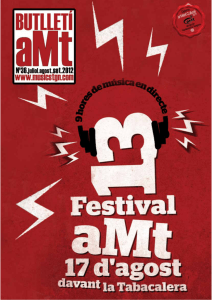 XIIIè Festival aMt - Associació de Músics de Tarragona