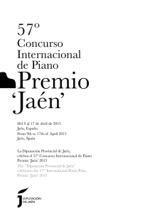 Allegro - Concurso Internacional de Piano PREMIO JAÉN