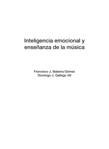 inteligencia emocional.indd - Dinsic Publicacions Musicals