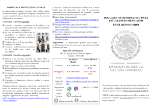 documento informativo para estudiantes mexicanos en el reino unido