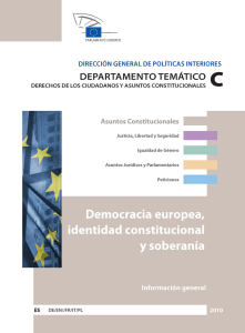 Democracia europea, identidad constitucional y soberanía