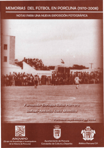 Memorias del Fútbol en Porcuna (1970