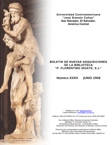 Boletín de Nuevas Adquisiciones No. XXXIV