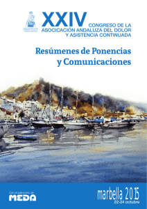 cefalea - XXIV Congreso de la Asociación Andaluza del Dolor y