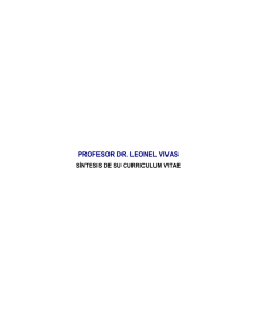profesor dr. leonel vivas - Instituto Panamericano de Geografía e