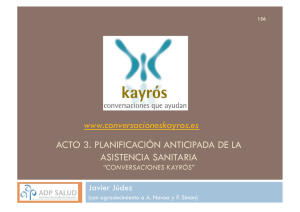 www.conversacioneskayros.es ACTO 3. PLANIFICACIÓN