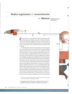 Redes regionales de conocimiento en México