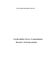 pdf Carmen Bobes Naves: el conocimiento literario y la lectura