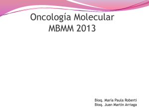 Oncología Molecular MBMM 2012