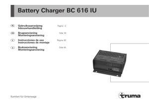 Battery Charger BC 616 IU