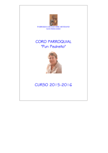 Memoria Coro Puri Pedreño 2015-16