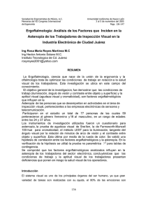 Ergoftalmología - SOCIEDAD DE ERGONOMISTAS DE MEXICO, AC