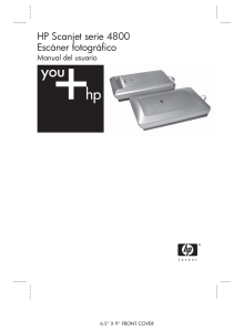 HP Scanjet serie 4800 Escáner fotográfico