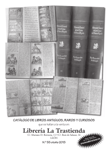 Descárguese catálogo 55 de Librería La Trastienda