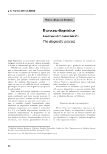 El proceso diagnóstico