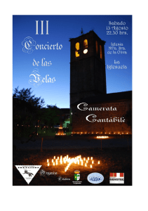 Concierto de Las Velas en La Iglesuela el 13/08/2211