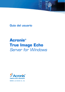 Acronis True Image Echo Server para Windows
