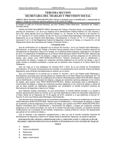 NOM-018-STPS-2015 - Normas Oficiales Mexicanas