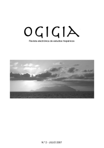 Untitled - Ogigia. Revista Electrónica de Estudios Hispánicos