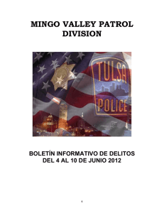 mingo valley patrol division