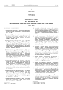 resolución del consejo, de 17 de diciembre de 2003, sobe la