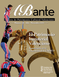 El Patrimonio Inmaterial Valenciano
