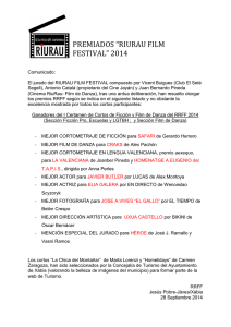 2014 PREMIADOS RRFF - Riurau Film Festival