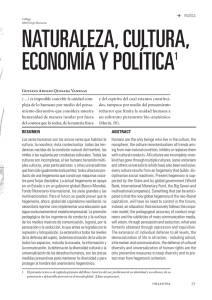 naturaleza, cultura, economía y política1 - Journal
