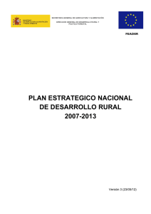 Plan Estratégico Nacional de Desarrollo Rural 2007-2013