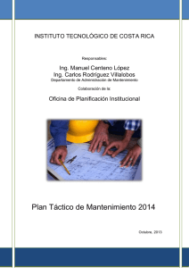 Plan de Mantenimiento 2014