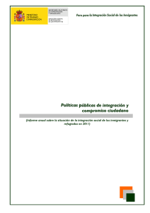 Políticas públicas de integración y compromiso ciudadano