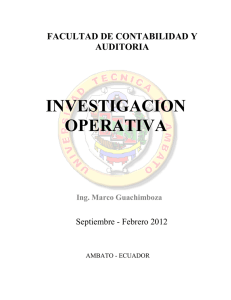 investigacion operativa