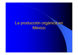 La producción orgánica en México