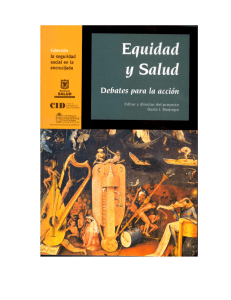 TOMO IV EQUIDAD Y SALUD - Secretaría Distrital de Salud