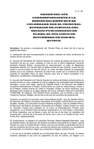 Orden del día - Tribunal Superior de Justicia del Estado de Puebla