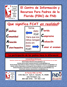 Que significa FCAT en realidad? El Centro de Información y