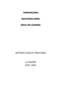 Terrorismo y Nacionalismo - Antonio García