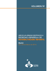 volumen iv - Sociedad Española de Rehabilitación Infantil SERI