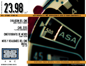 MITOS Y REALIDADES DEL CINE DIGITAL Carl Zeiss