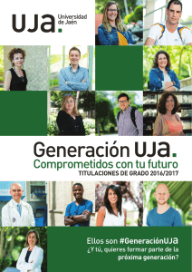 descarga folleto informativo - Estudiar en la Universidad de Jaén.