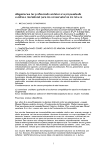 Alegaciones del profesorado andaluz a la propuesta de currículo