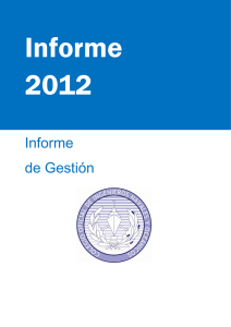 Informe de Gestión COIN 2012